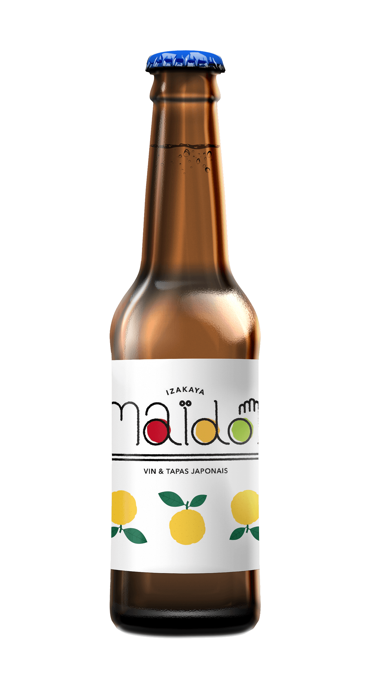 bi&egrave;re blonde au yuzu brass&eacute;e pour izakaya Ma&iuml;do