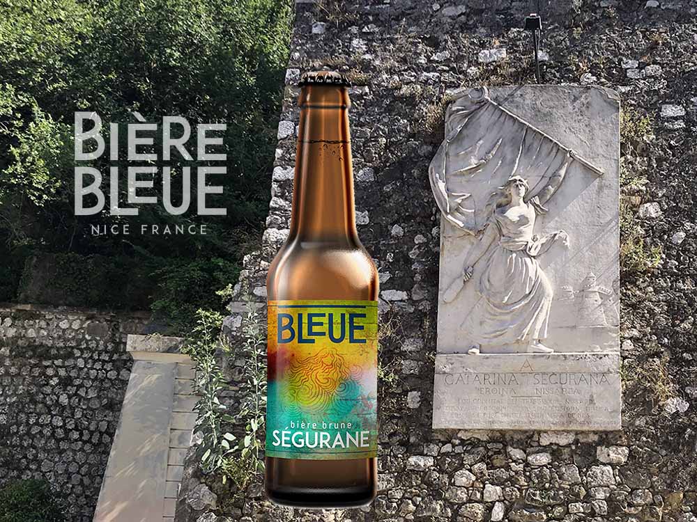 bi&egrave;re brune S&eacute;gurane de la brasserie Bleue &agrave; Nice 06