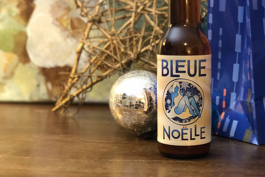 Bleue Noëlle bière artisanale de la Brasserie Bleue