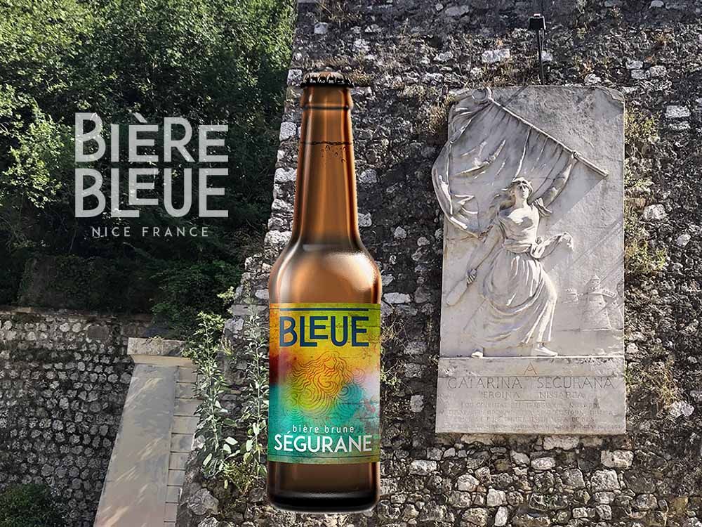 bière brune Ségurane de la brasserie Bleue à Nice 06