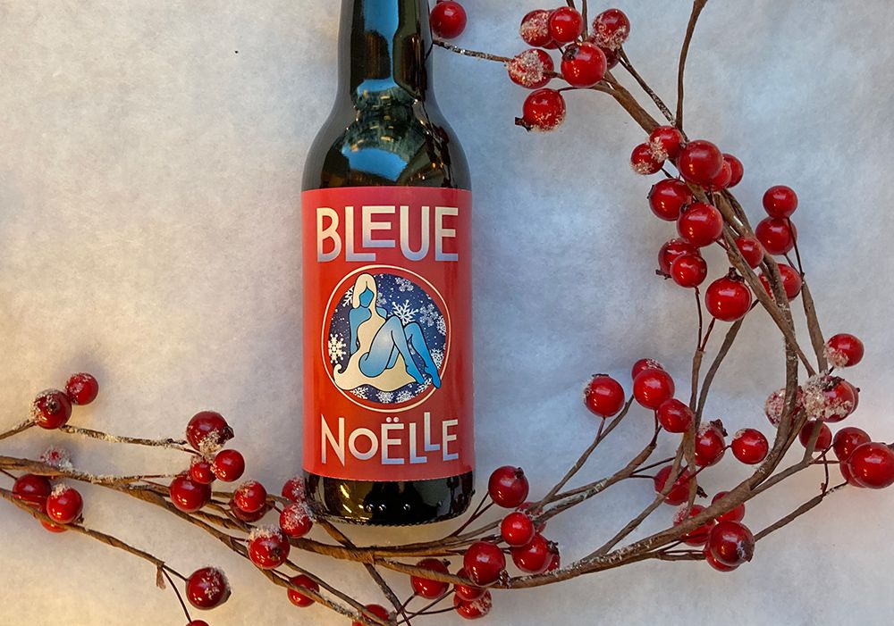 Bleue Noëlle bière de Noël de la Brasserie Bleue